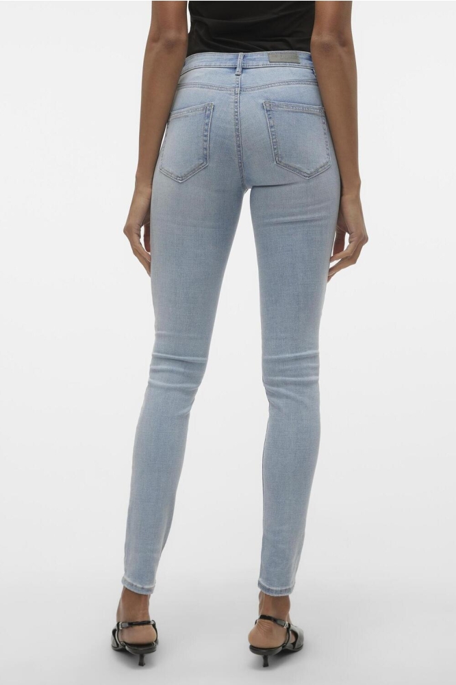 VMFLASH MR SKINNY JEANS LI3102 GA N 10300174 Light Blue Denim